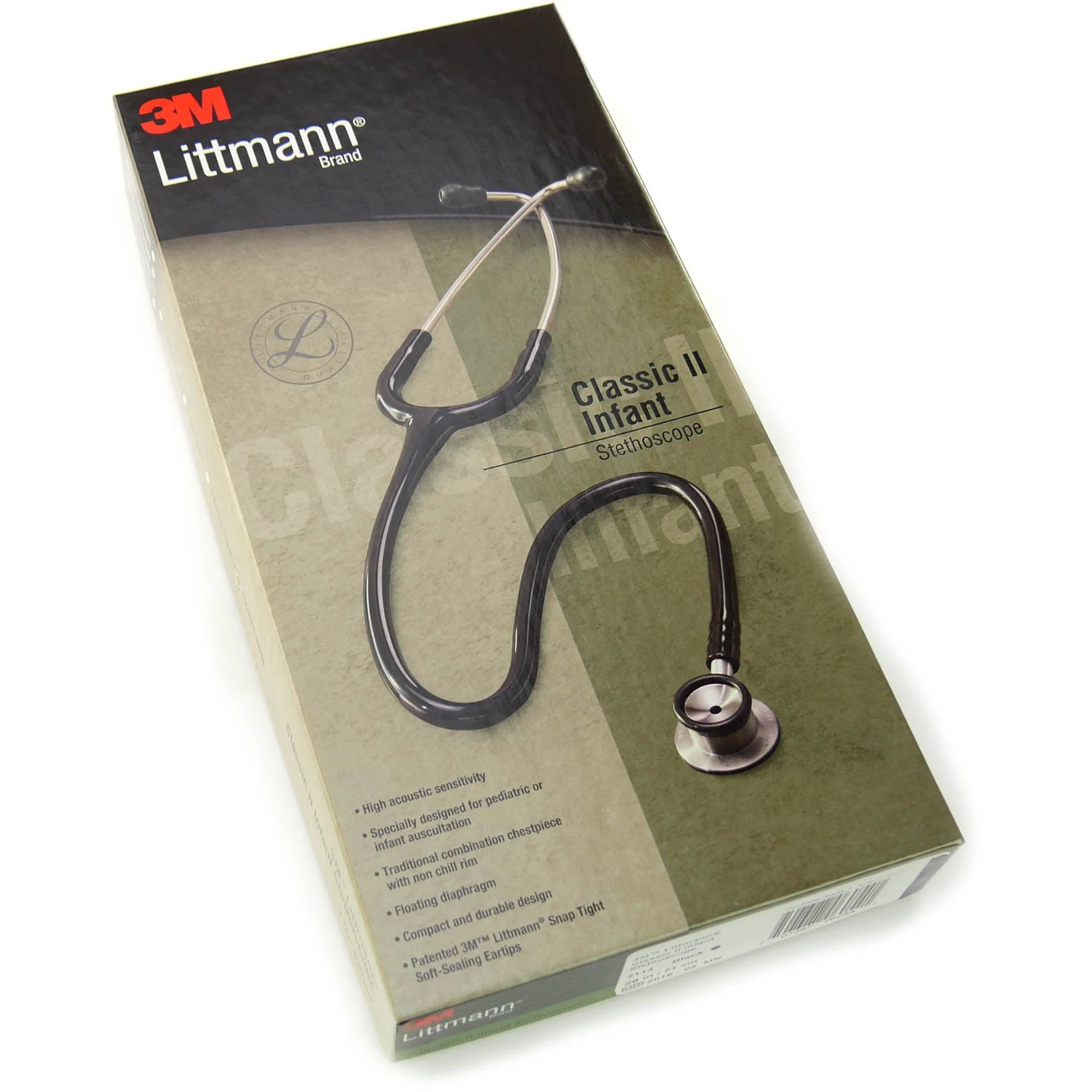 Littmann Classic II Infant Stethoscope: Black 2114 - Image 9