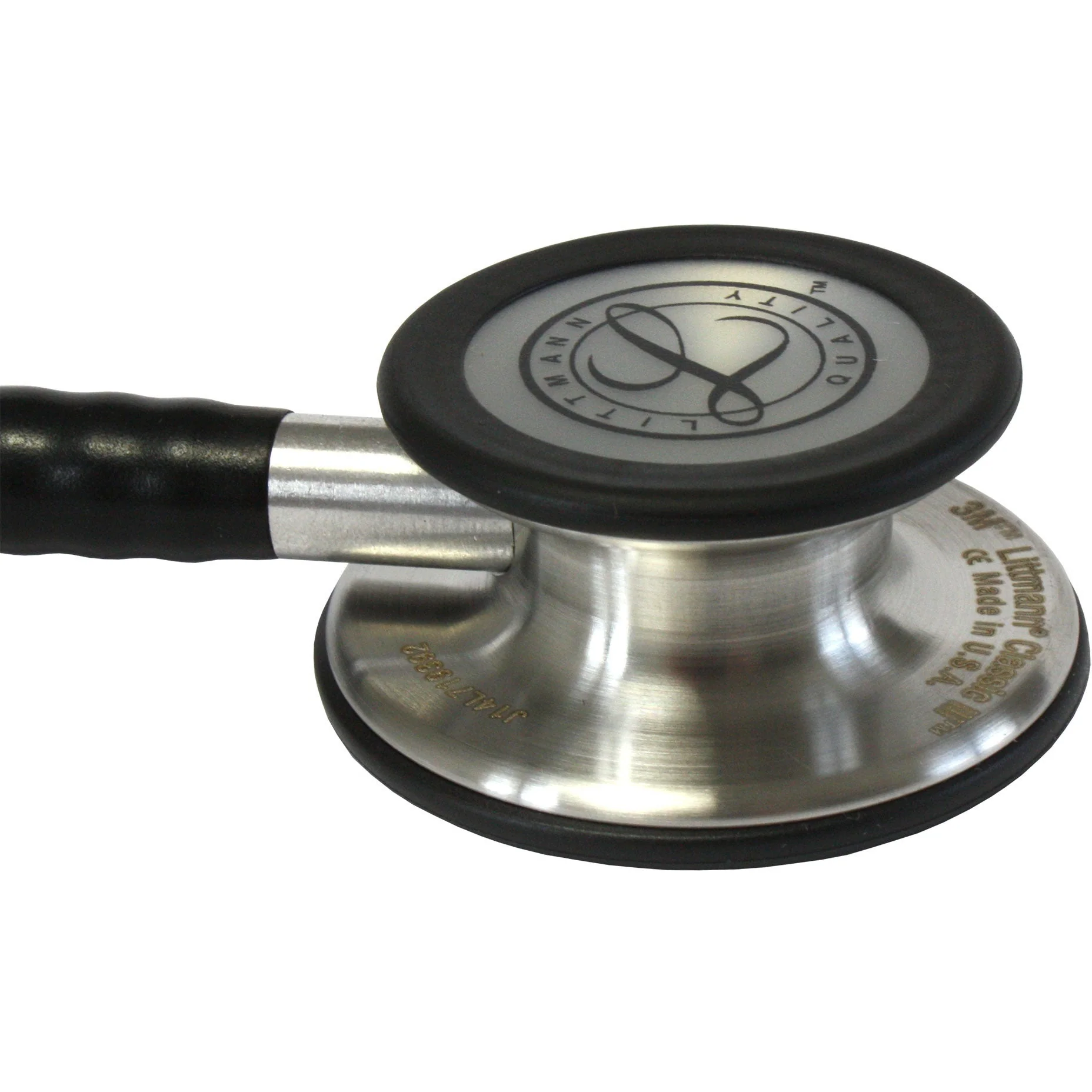 Littmann Classic III Monitoring Stethoscope: Black 5620 - OVER ENGRAVED - Image 11