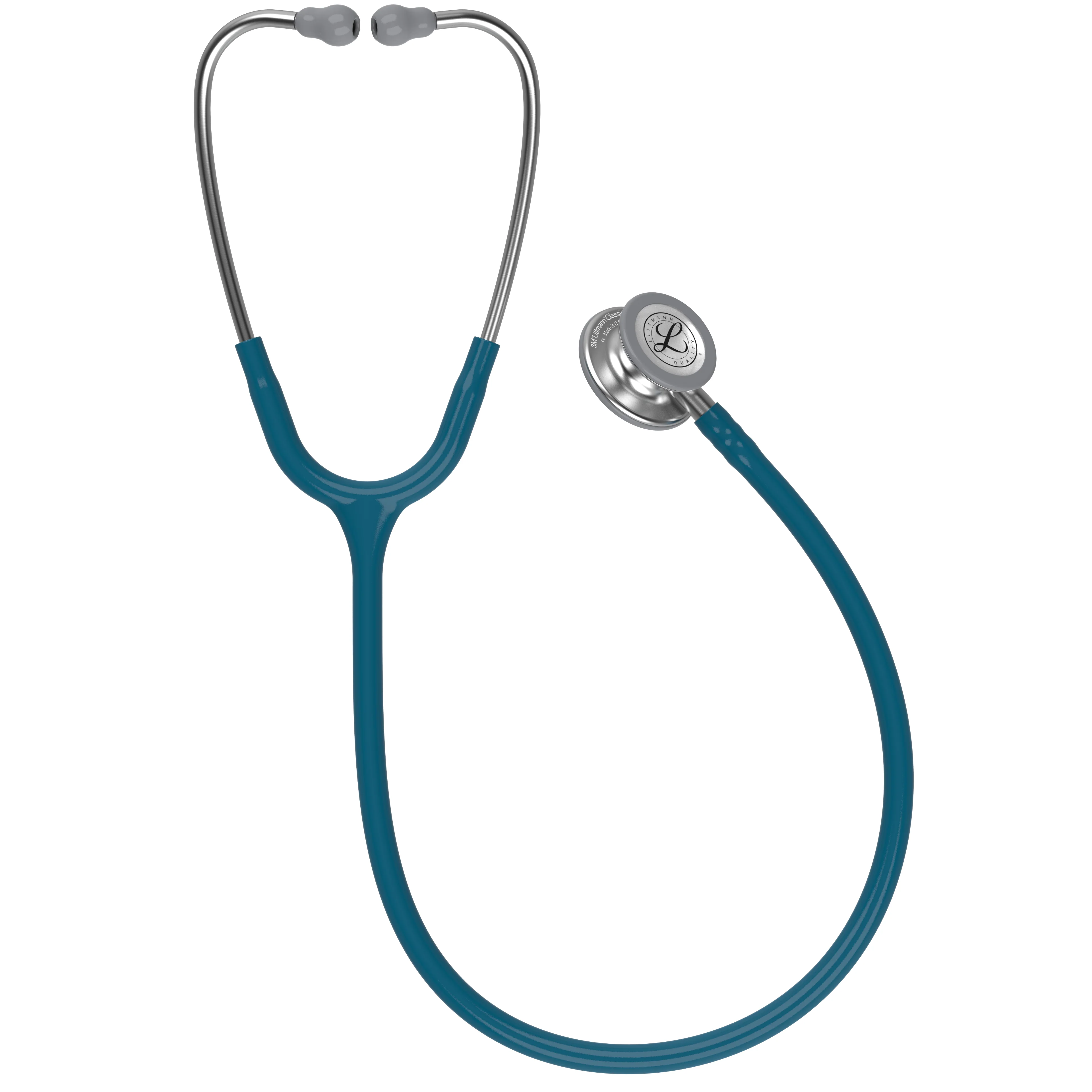 Littmann Classic III Monitoring Stethoscope: Caribbean Blue 5623 - OVER ENGRAVED - Image 6