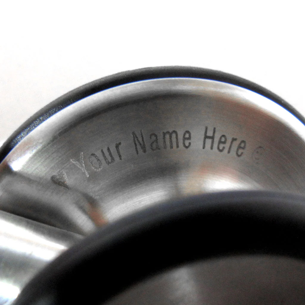 Littmann Classic III Monitoring Stethoscope: Grey 5621 - OVER ENGRAVED - Image 6