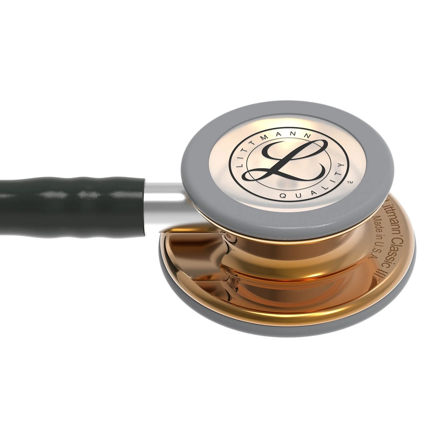 Littmann Classic III Monitoring Stethoscope: High Polish Copper & Black - Limited Edition 5646 - OVER ENGRAVED - Image 5