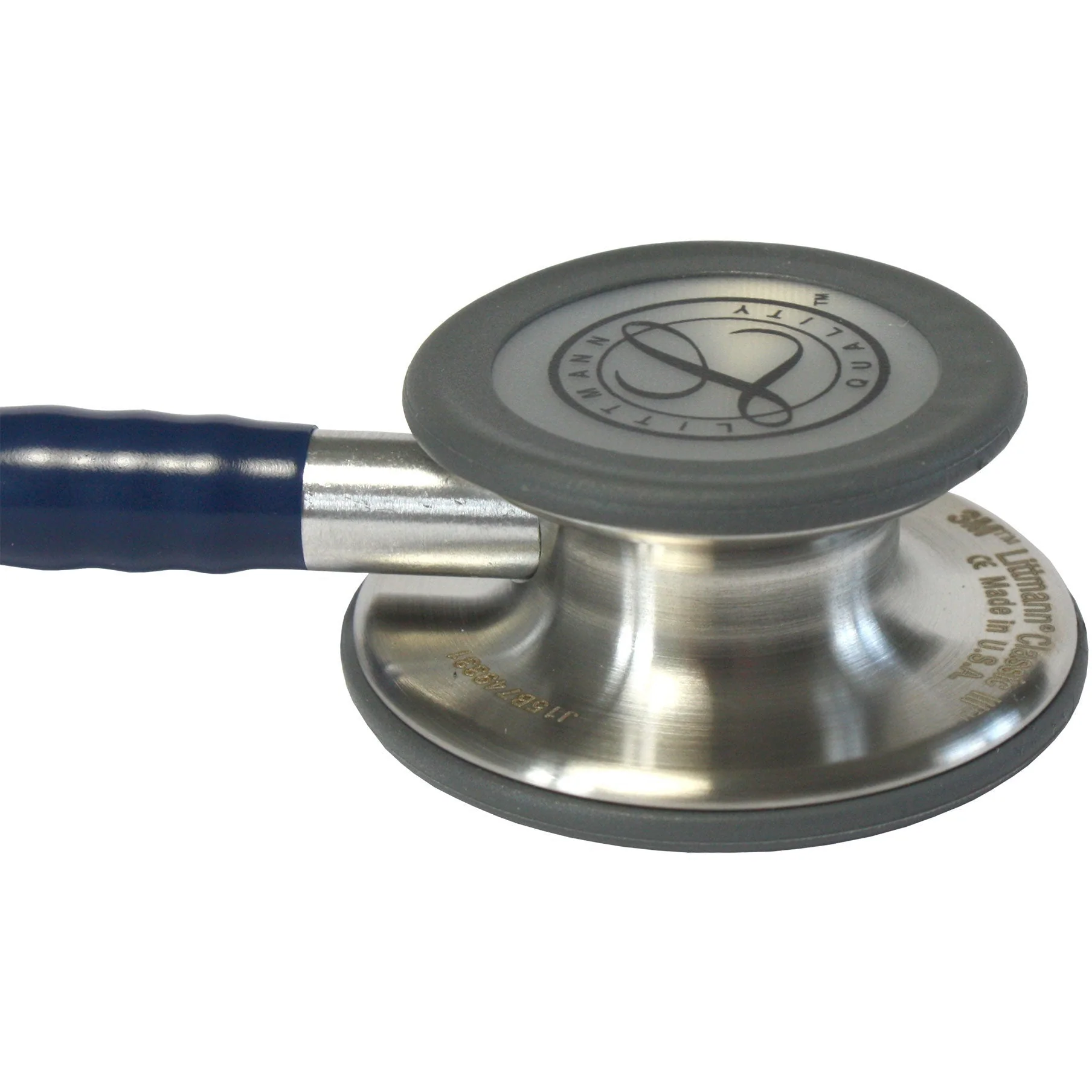 Littmann Classic III Monitoring Stethoscope: Navy Blue 5622 - OVER ENGRAVED - Image 8