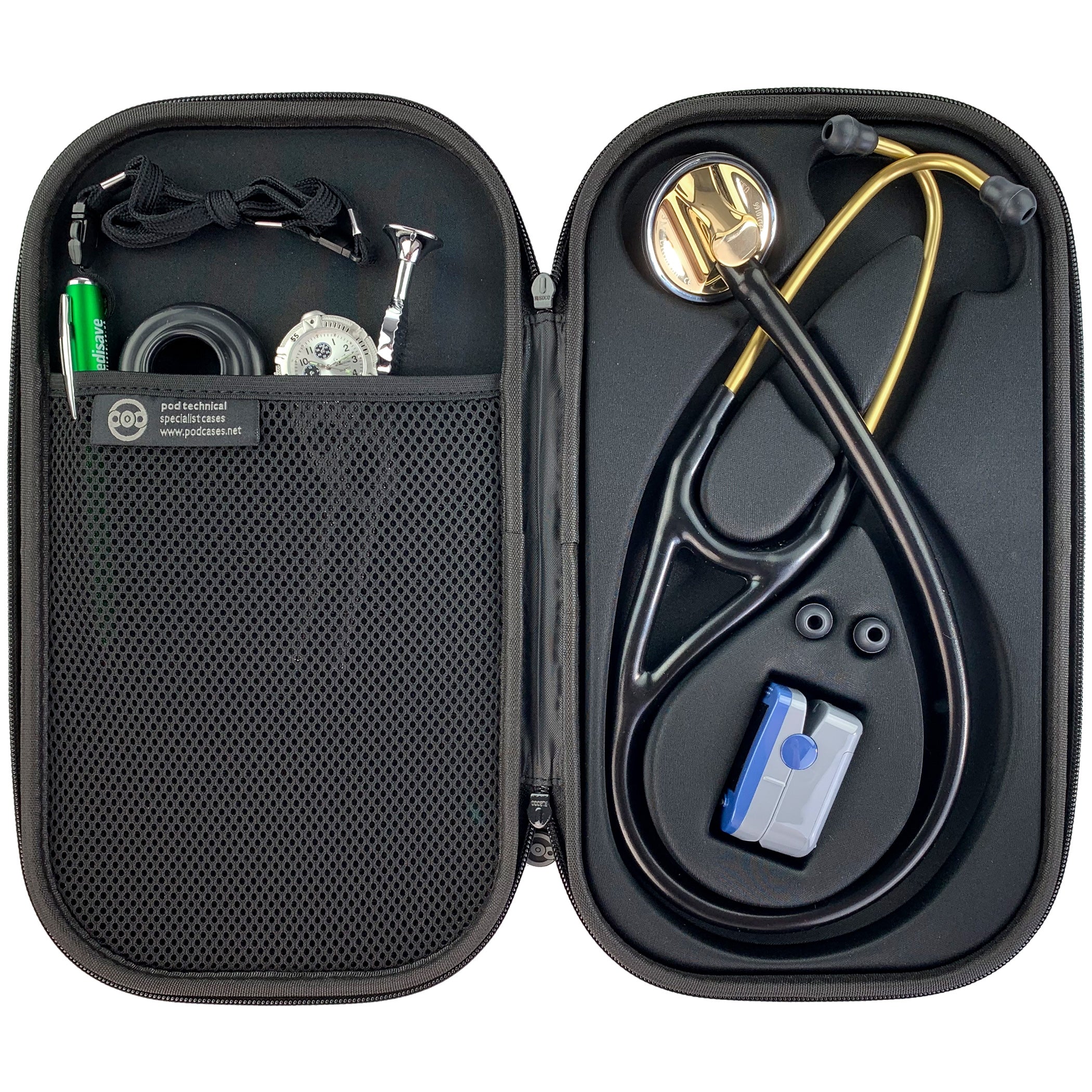 Pod Technical Cardiopod II Stethoscope Case for all Littmann Stethoscopes - Smoke - Image 5